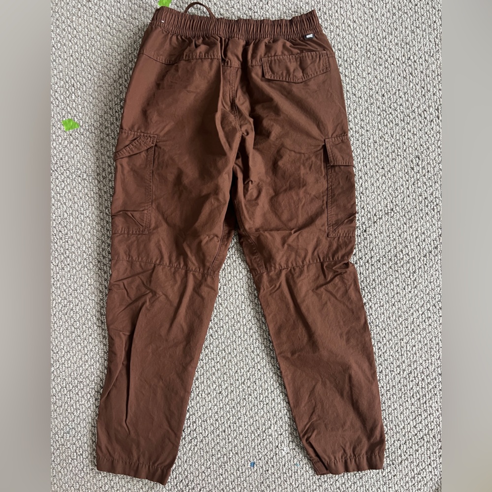 Nike Brown Cargo Pants with White Logo size medium baggy fit - Picture 6 of 6